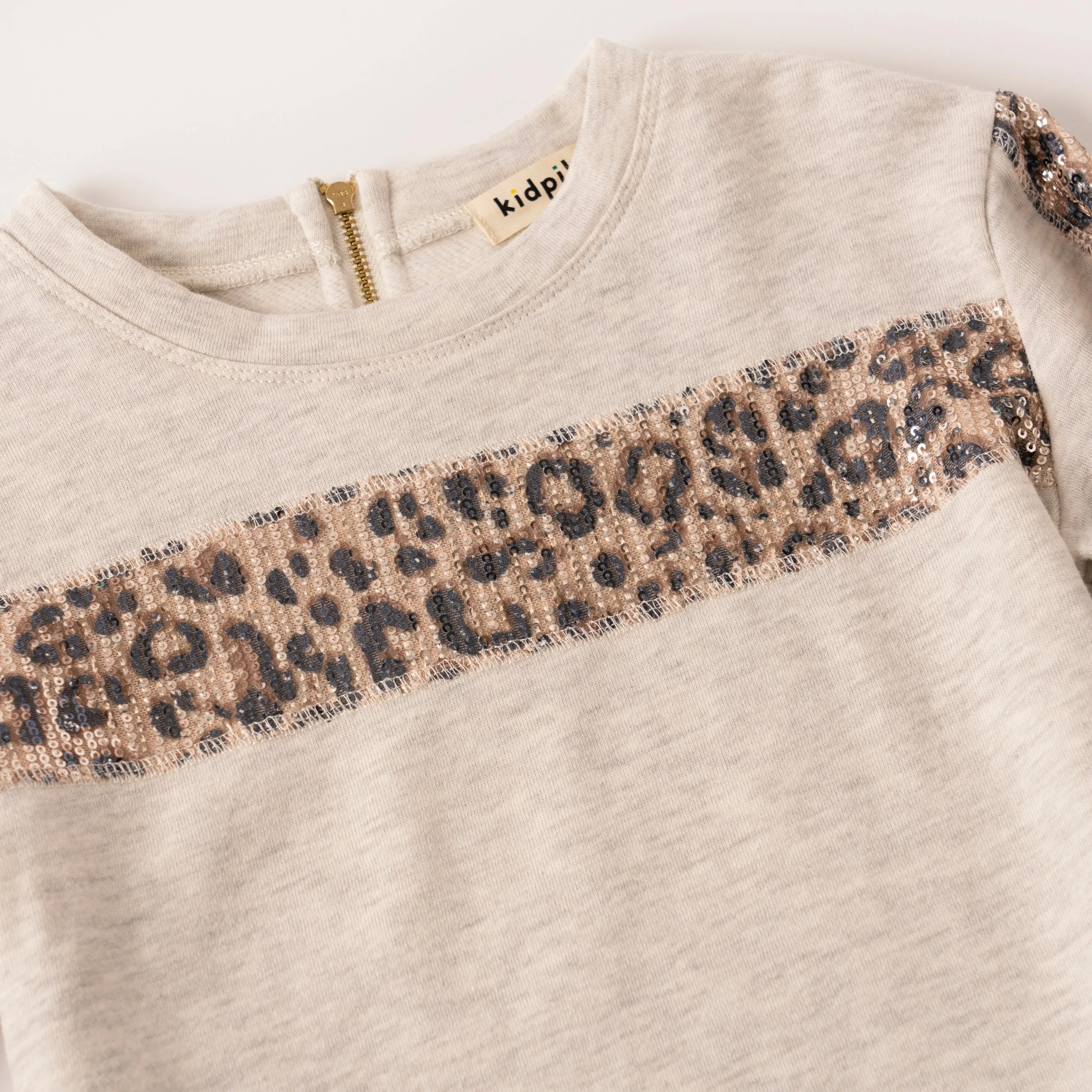 Leopard Sequin Sweatshirt