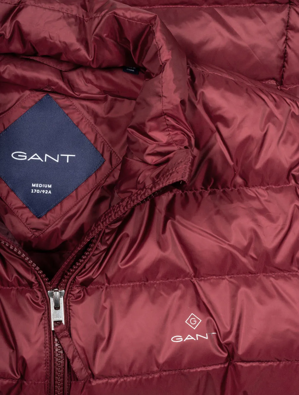 Light Down Jacket Cabernet Red