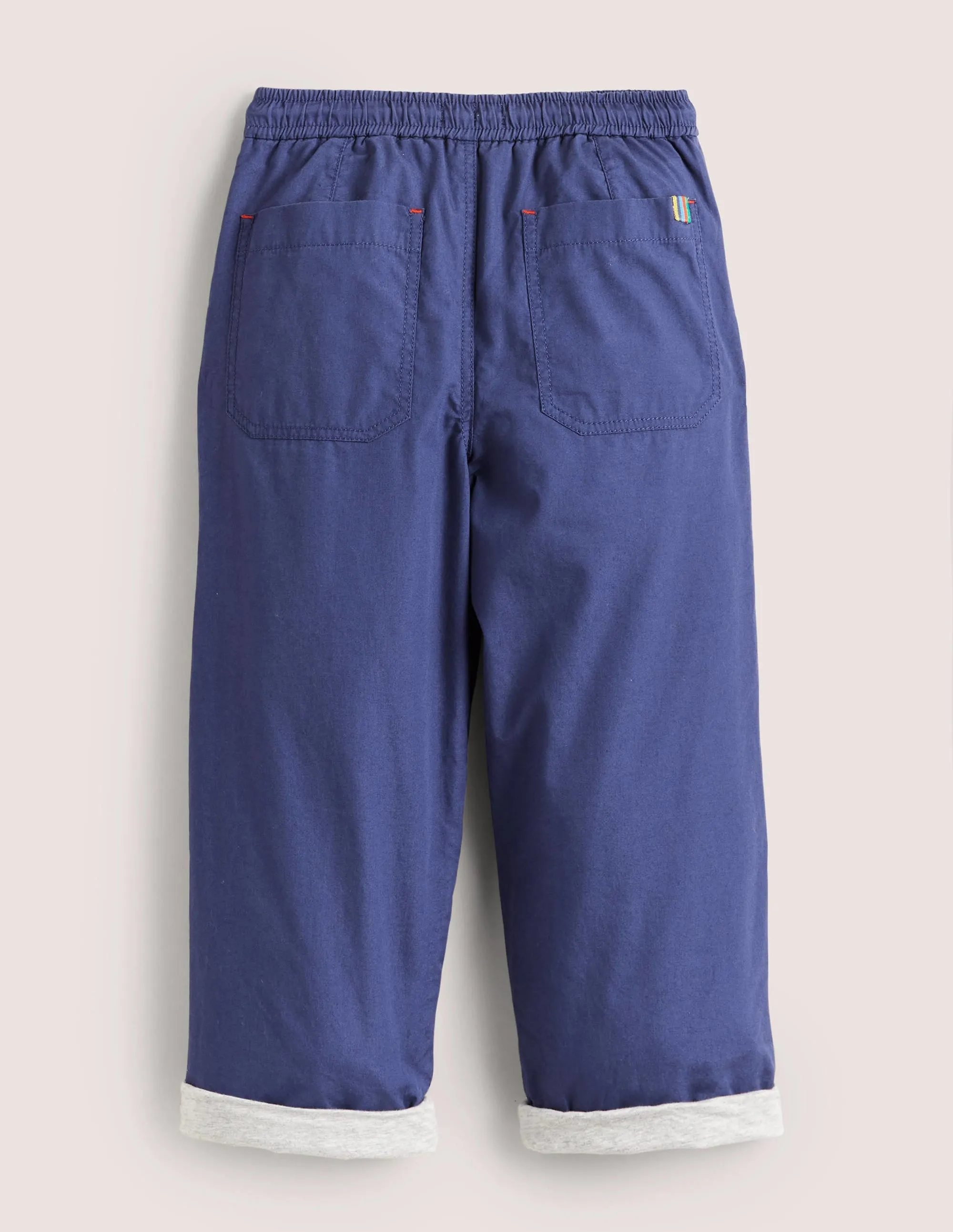 Lined Trousers-Starboard Blue