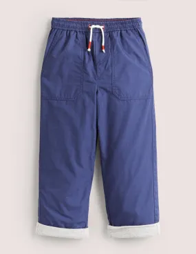 Lined Trousers-Starboard Blue