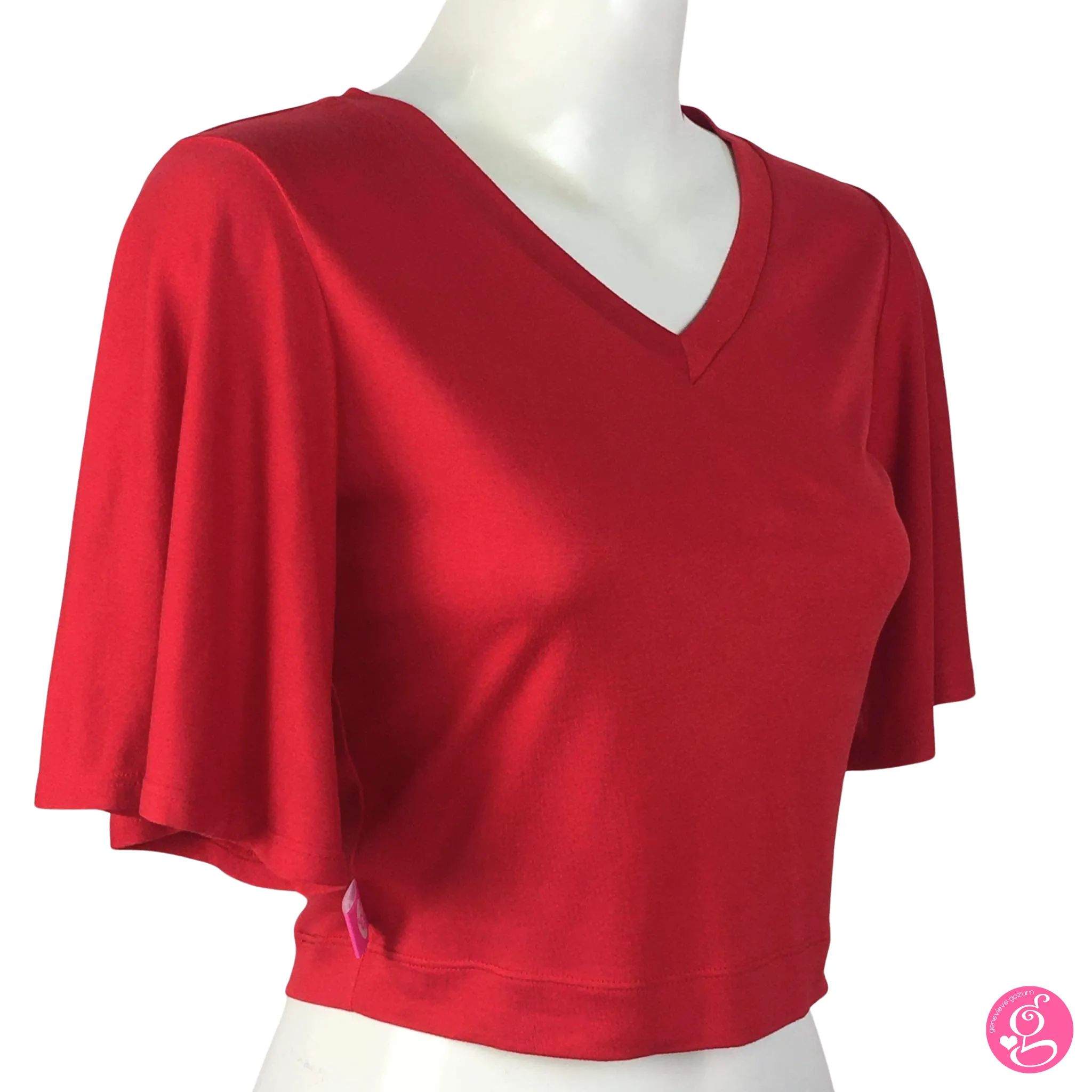 Lulu Classic Tee V-Neck Plain