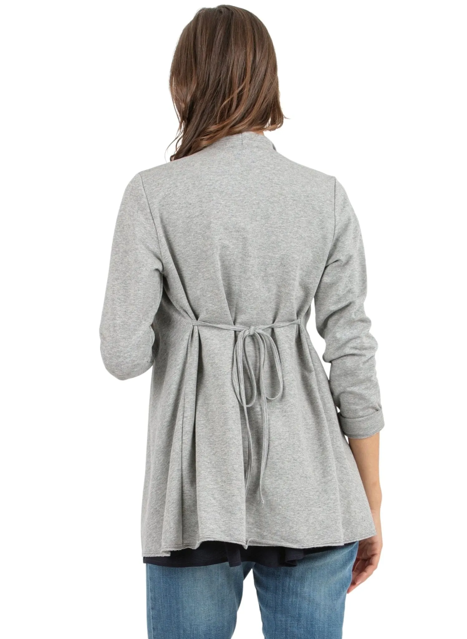 Melody Maternity Cardigan - Grey