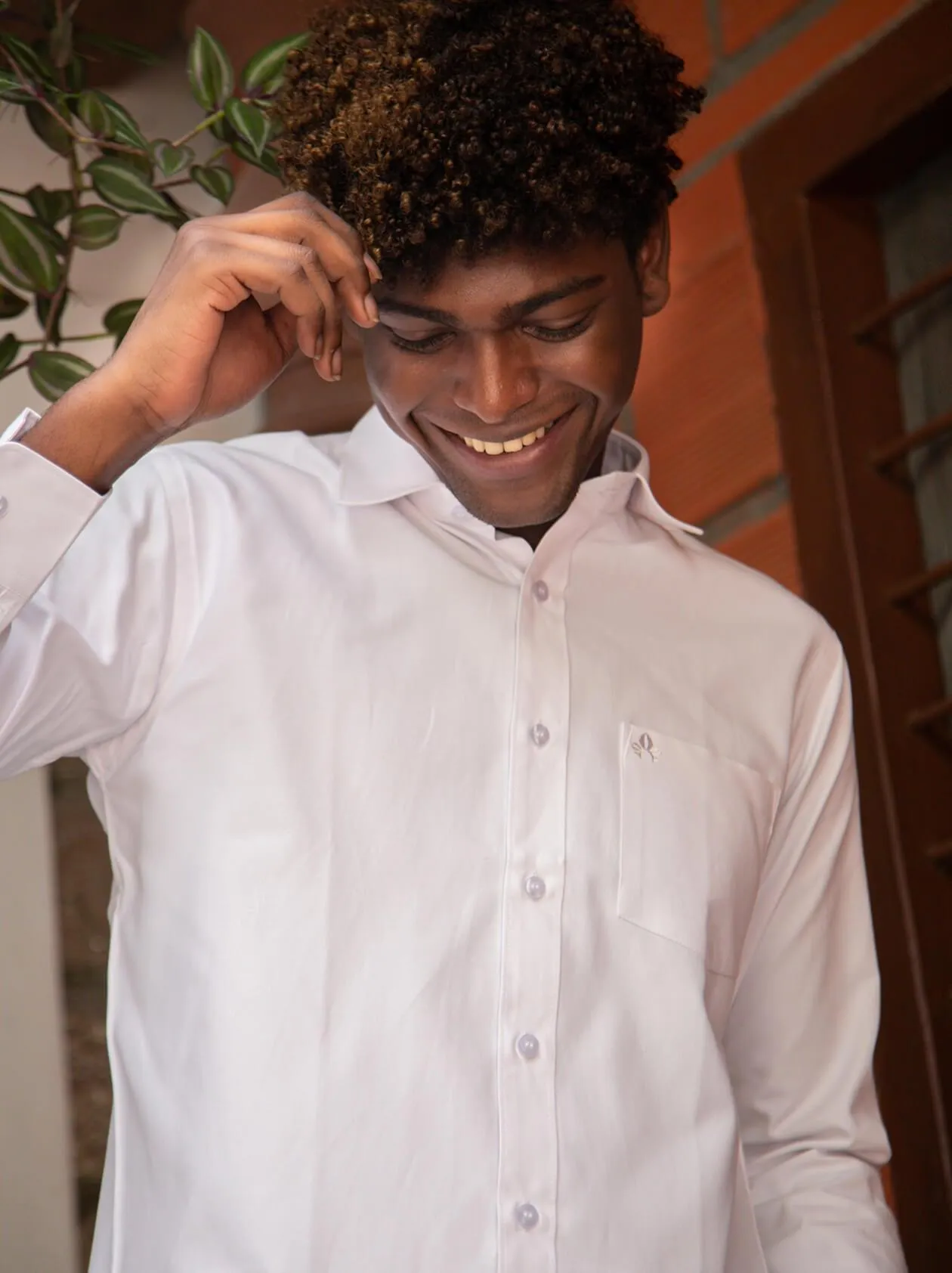 Men White Formal Shirt (GBMFRML9007F)