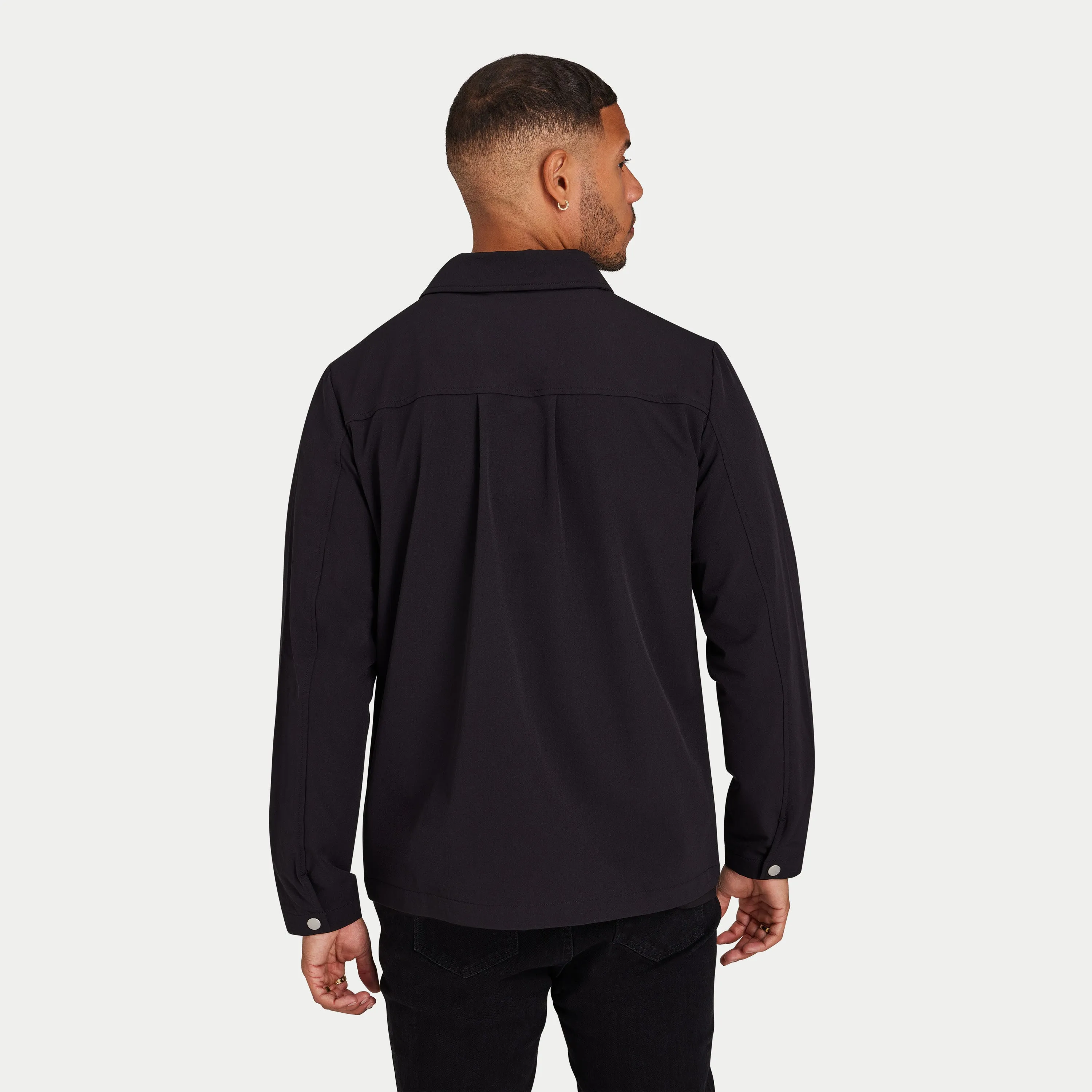 Mens Refined Tech Jacket - Black