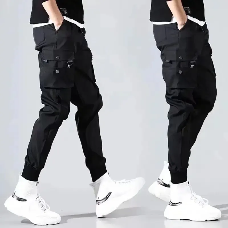 Men's Stylish Jogging Pants with Side Pockets and Elastic Cuffs | Perfect for All Seasons