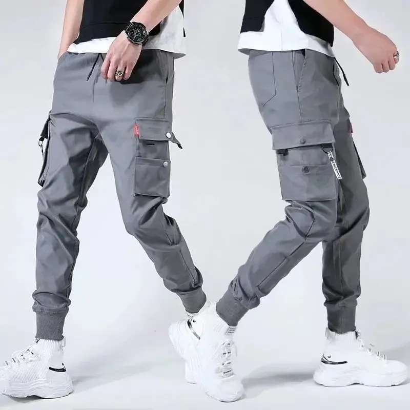 Men's Stylish Jogging Pants with Side Pockets and Elastic Cuffs | Perfect for All Seasons