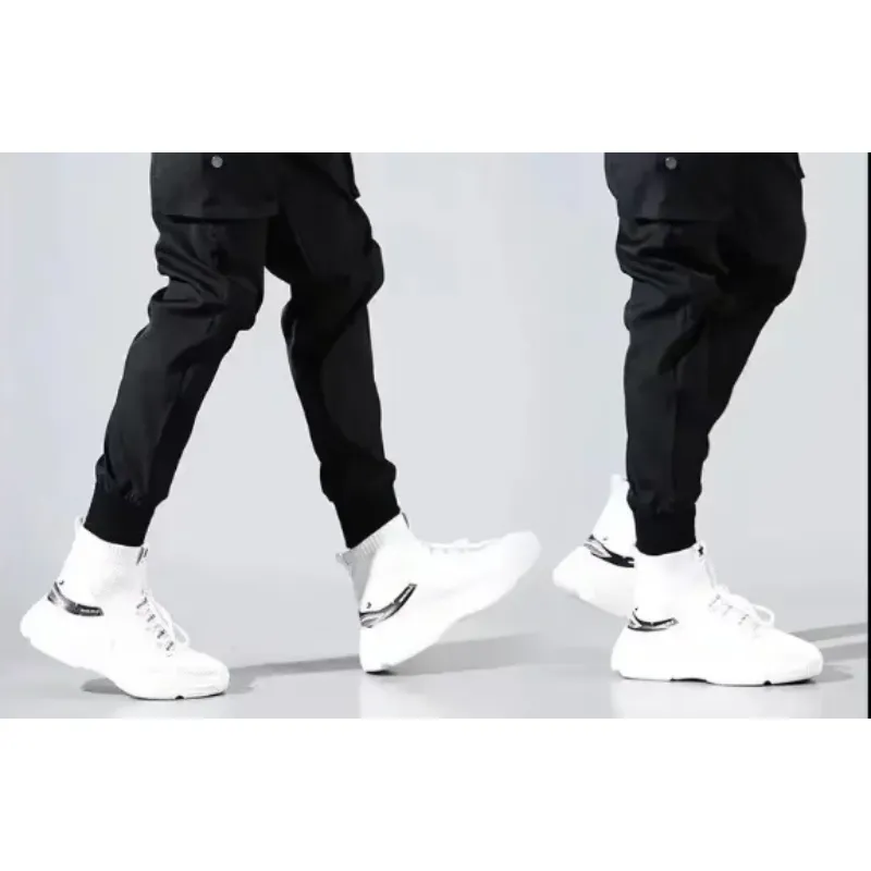 Men's Stylish Jogging Pants with Side Pockets and Elastic Cuffs | Perfect for All Seasons