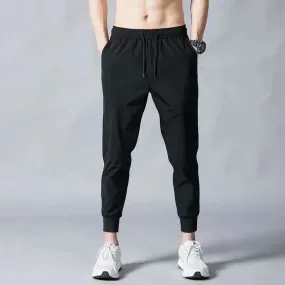 Men's Stylish Jogging Pants with Side Pockets and Elastic Cuffs | Perfect for All Seasons