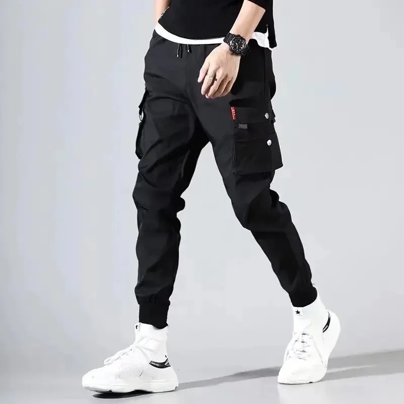 Men's Stylish Jogging Pants with Side Pockets and Elastic Cuffs | Perfect for All Seasons