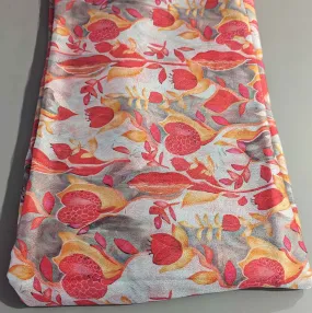 Multicolor Floral Digital Print Chiffon Fabric