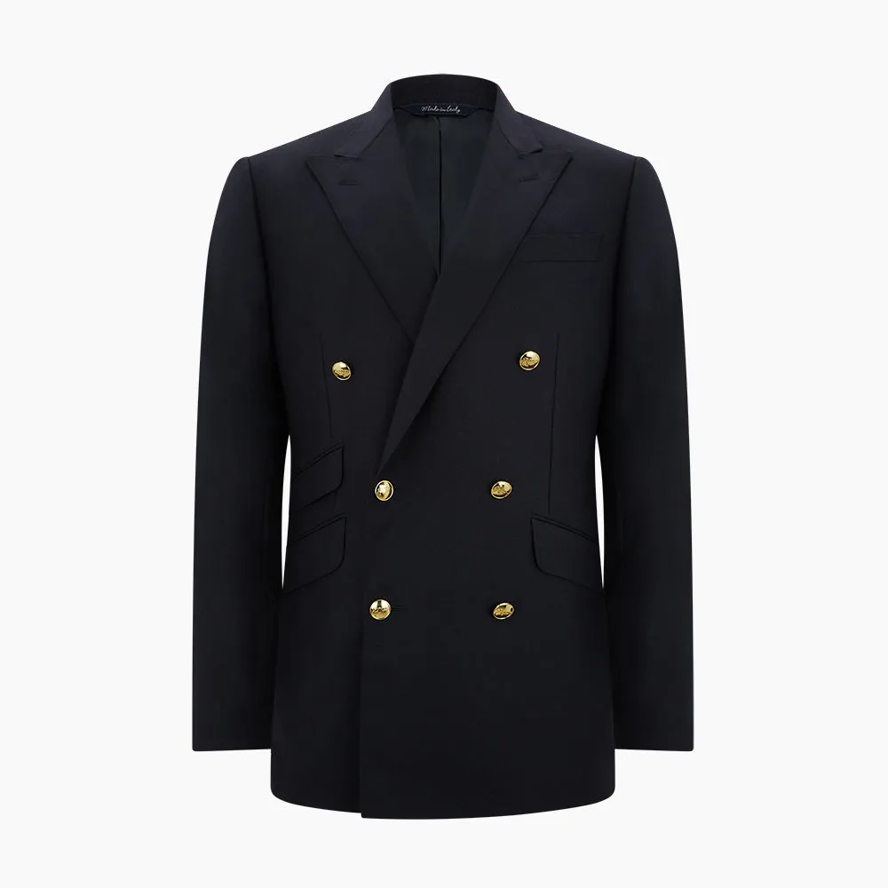 Navy Double Breasted Classic Blazer