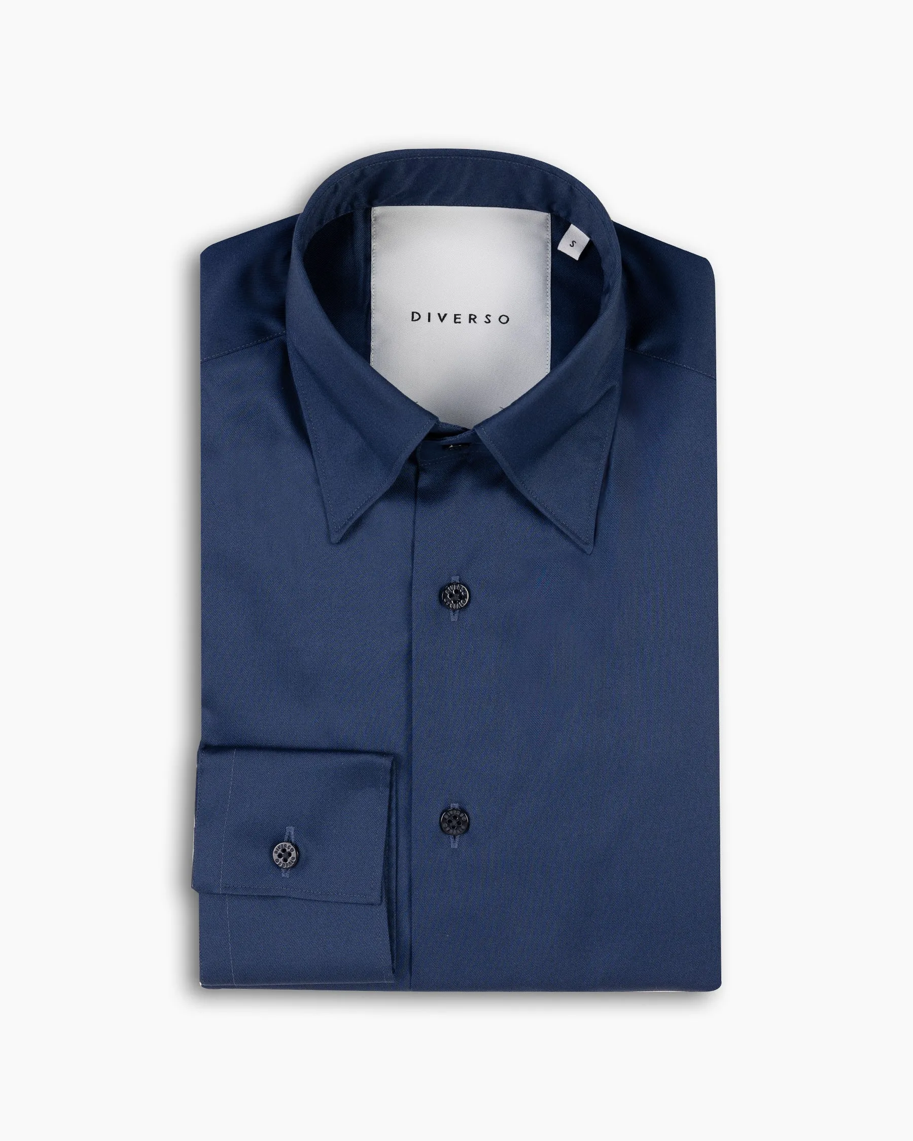 Navy Easy-Care Nascosto Shirt