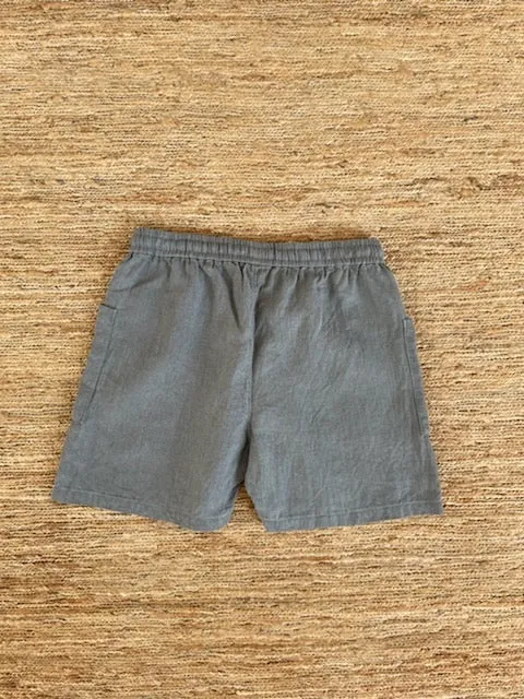 Oak Gall & Iron Hand-Dyed Hemp Easy Shorts