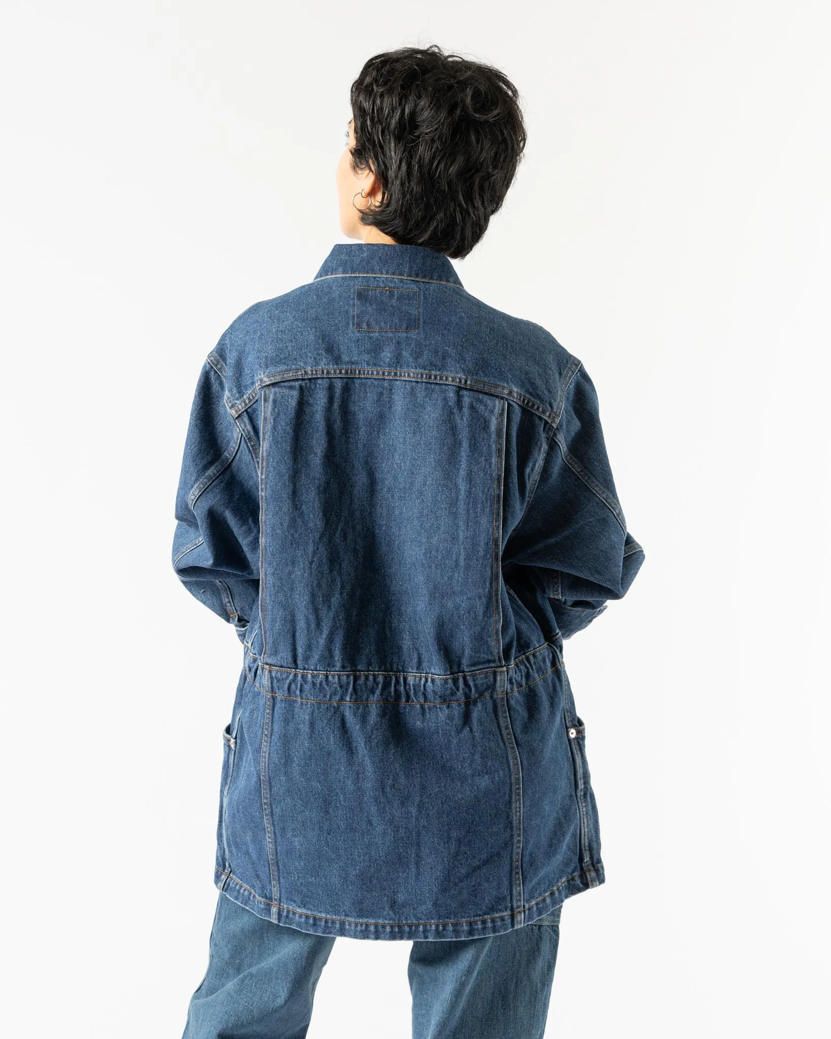 orSlow Denim Half Coat in 6 Month Wash