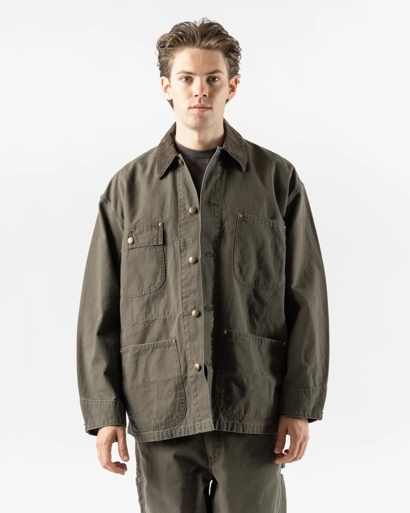 orSlow Relax Fit Coverall in Army Green