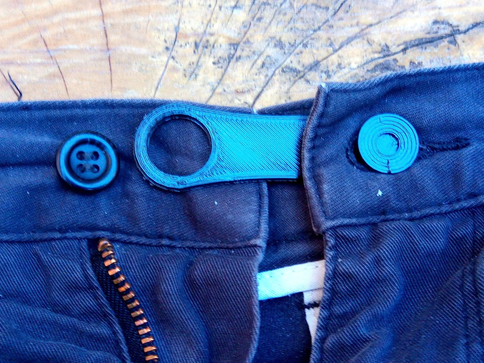 Pants Waist Expander (2") (15mm Button) - Clothing Fashion Accessory - Shorts - EveryThang3D