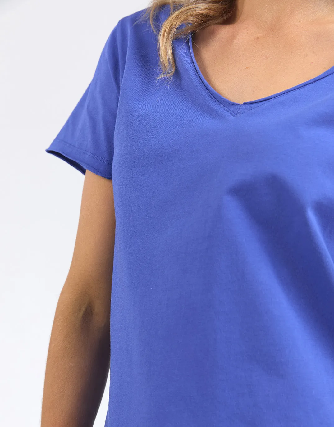 Pima Vee Tee - Royal Blue