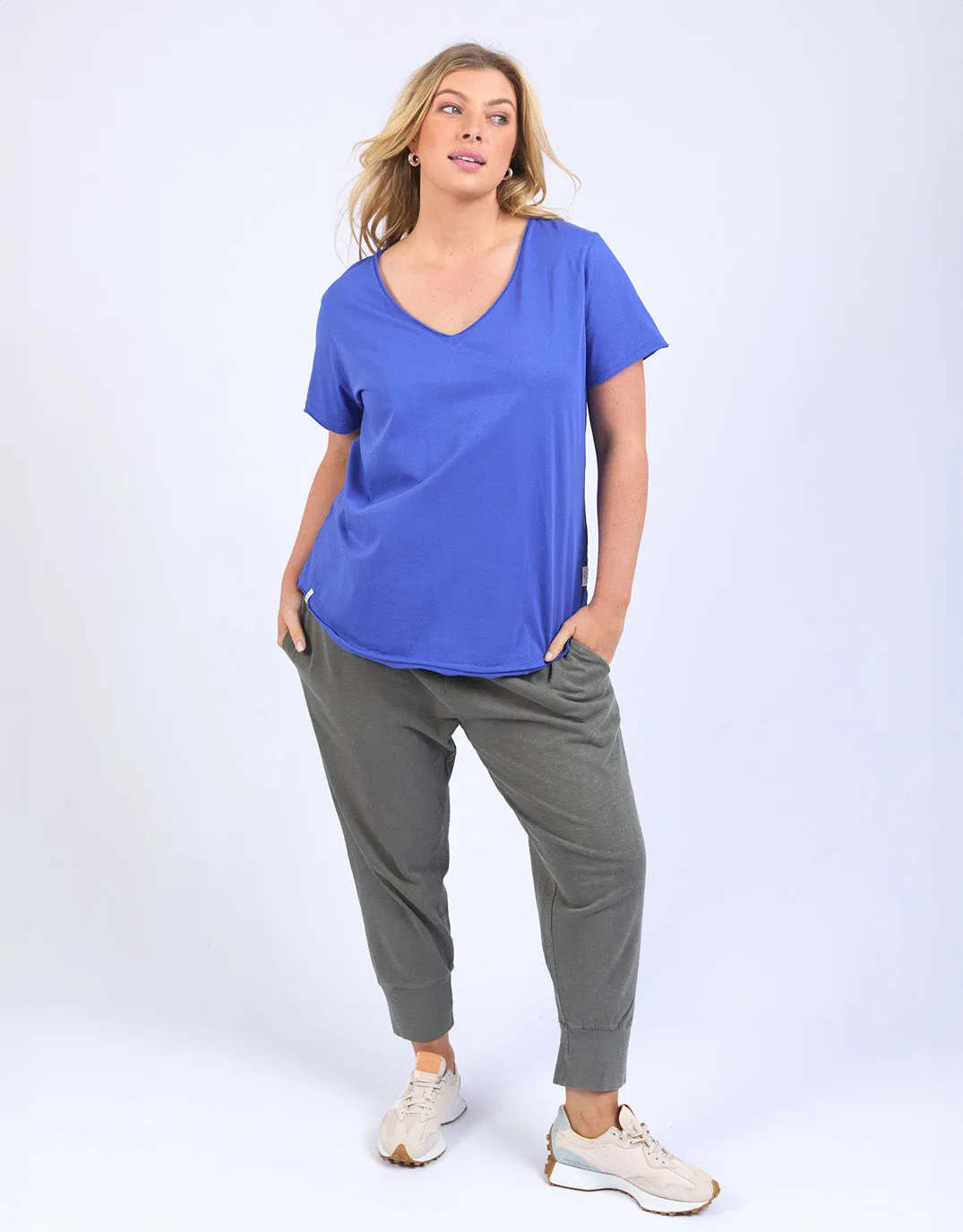 Pima Vee Tee - Royal Blue