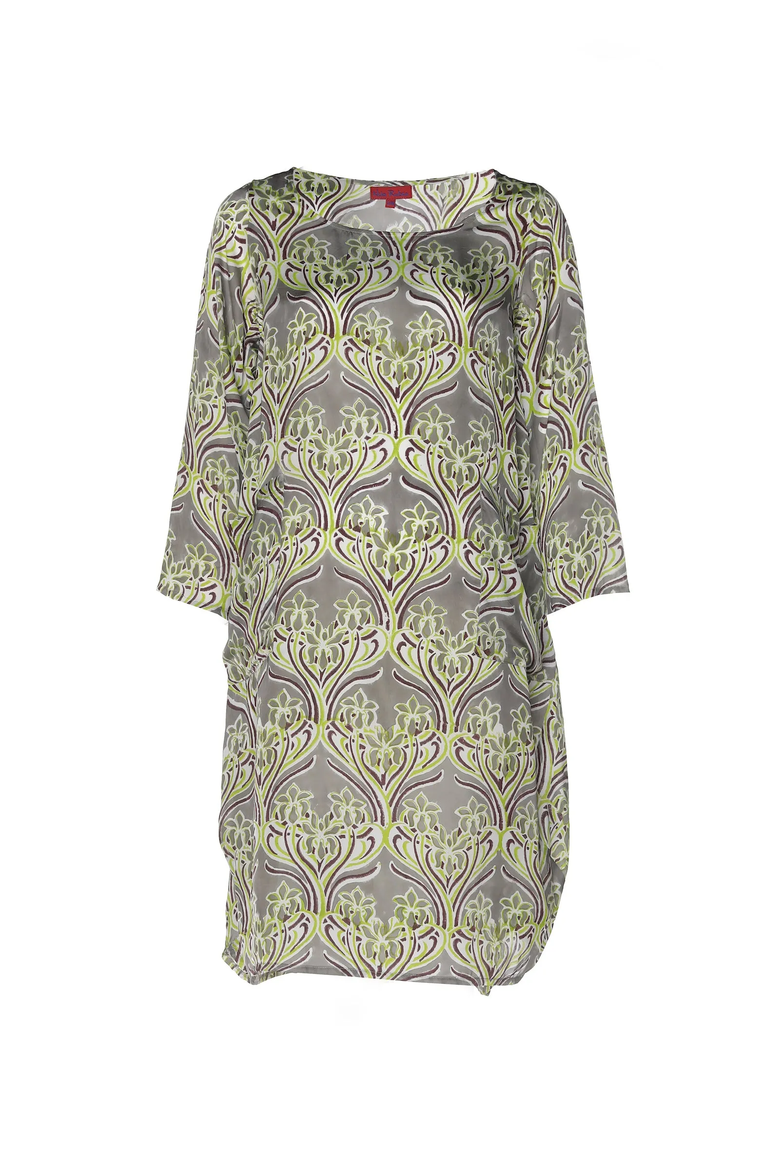 Roshan Dress Hand Block Printed in Pure Cotton Size S/M (Size 10 To 14)