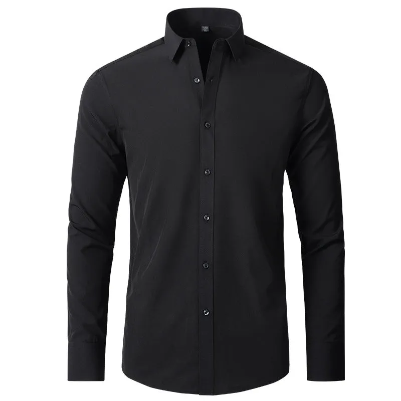 Rutger | Solid Button-Down Shirt