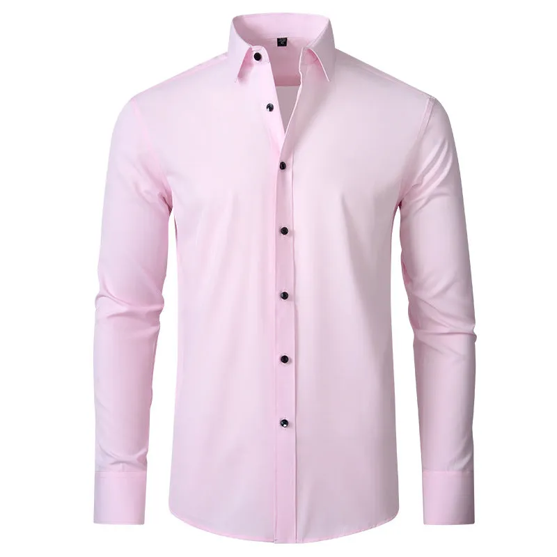 Rutger | Solid Button-Down Shirt