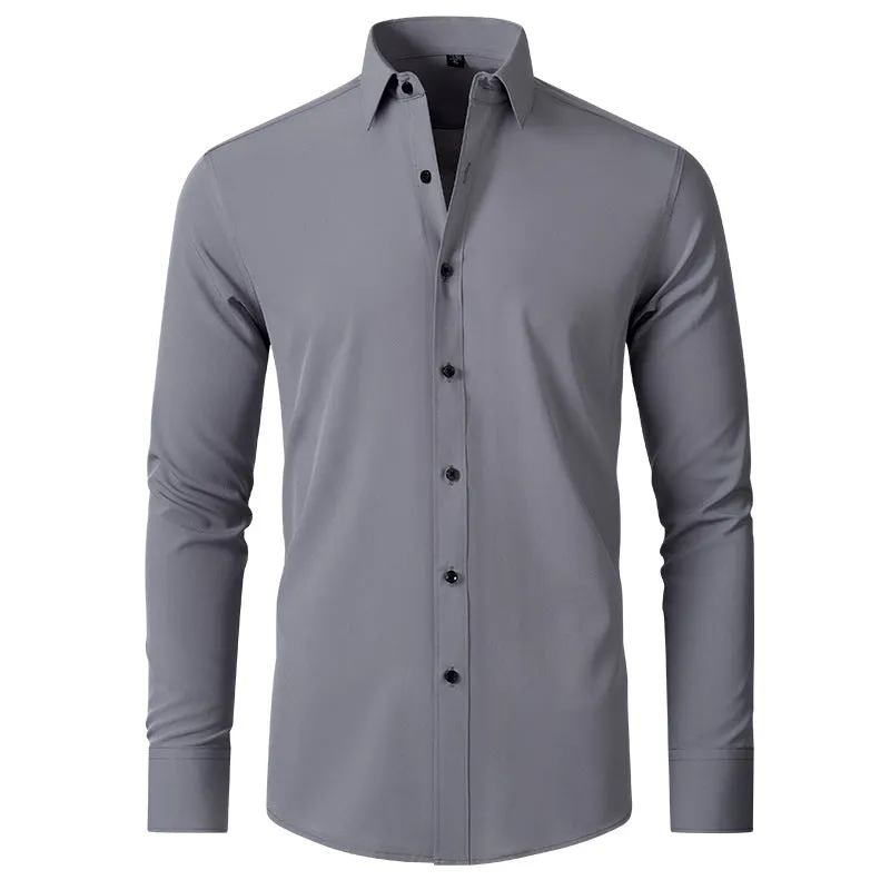 Rutger | Solid Button-Down Shirt