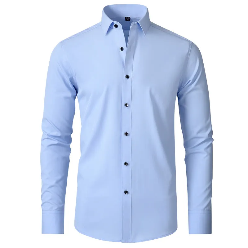 Rutger | Solid Button-Down Shirt