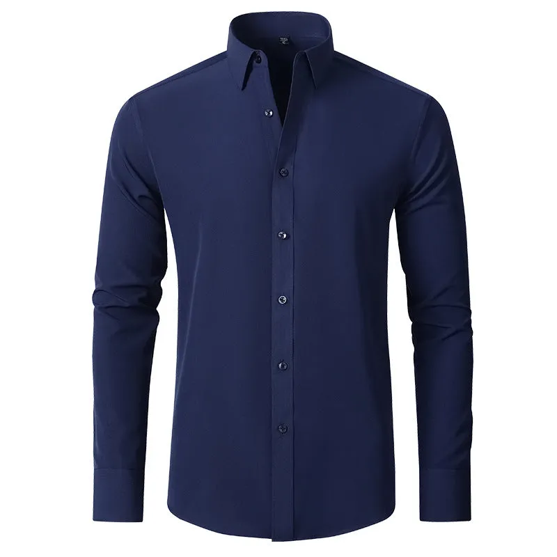 Rutger | Solid Button-Down Shirt