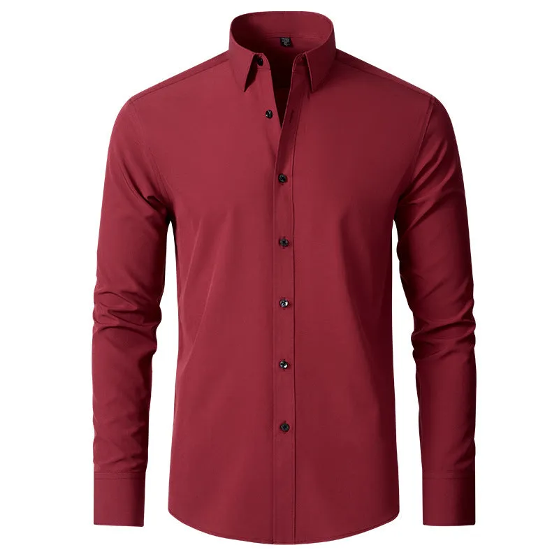 Rutger | Solid Button-Down Shirt