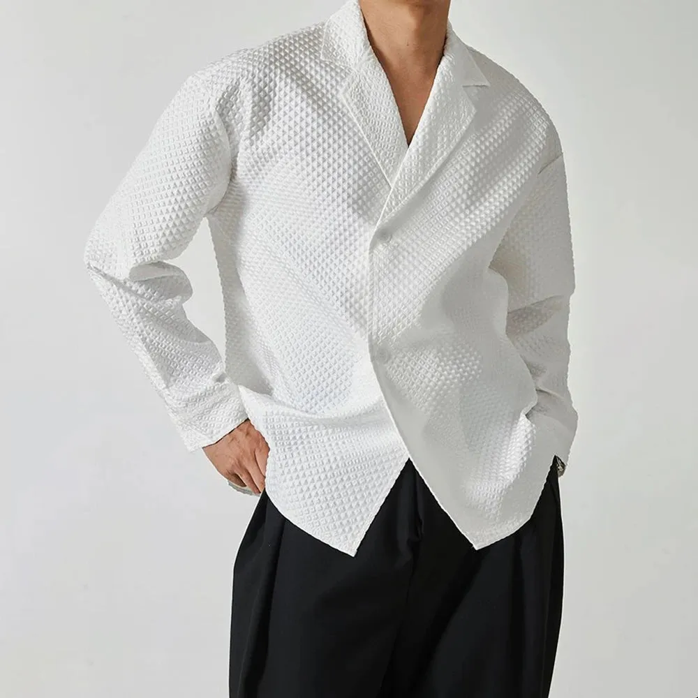 Sculpted Luxe Blazer Shirt