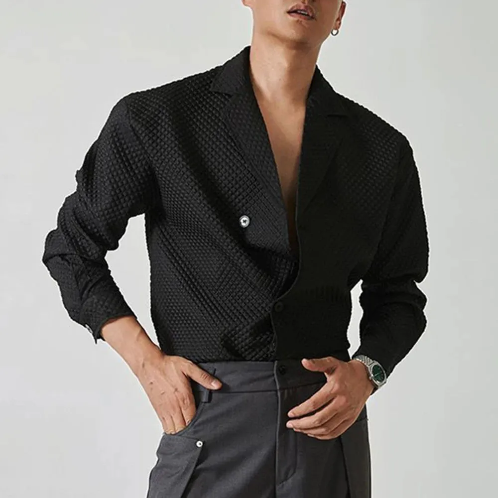 Sculpted Luxe Blazer Shirt