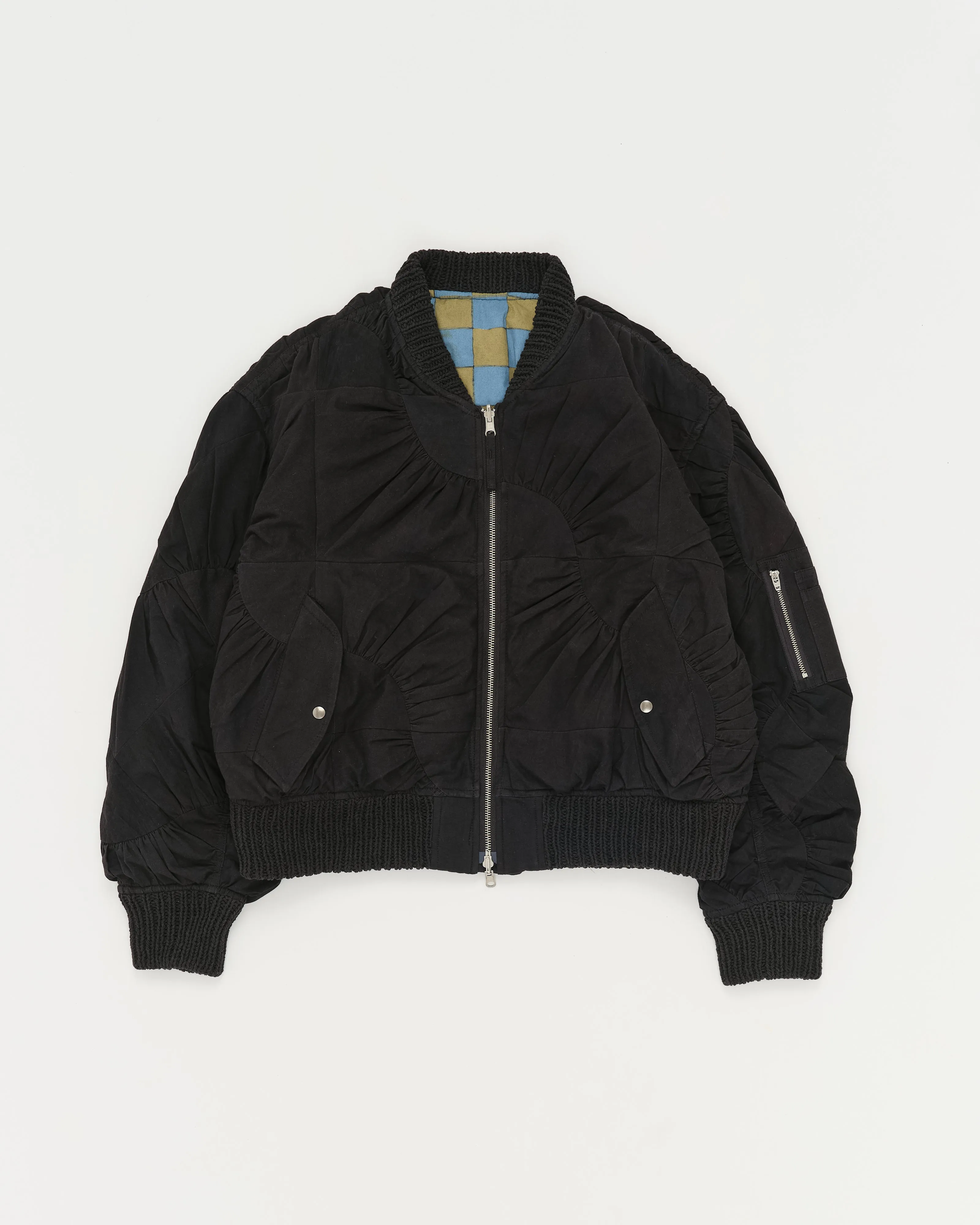 Seed Bomber - Black Wandering Patchwork