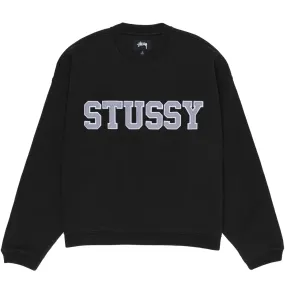 STÜSSY RELAXED OVERSIZED CREW // BLACK