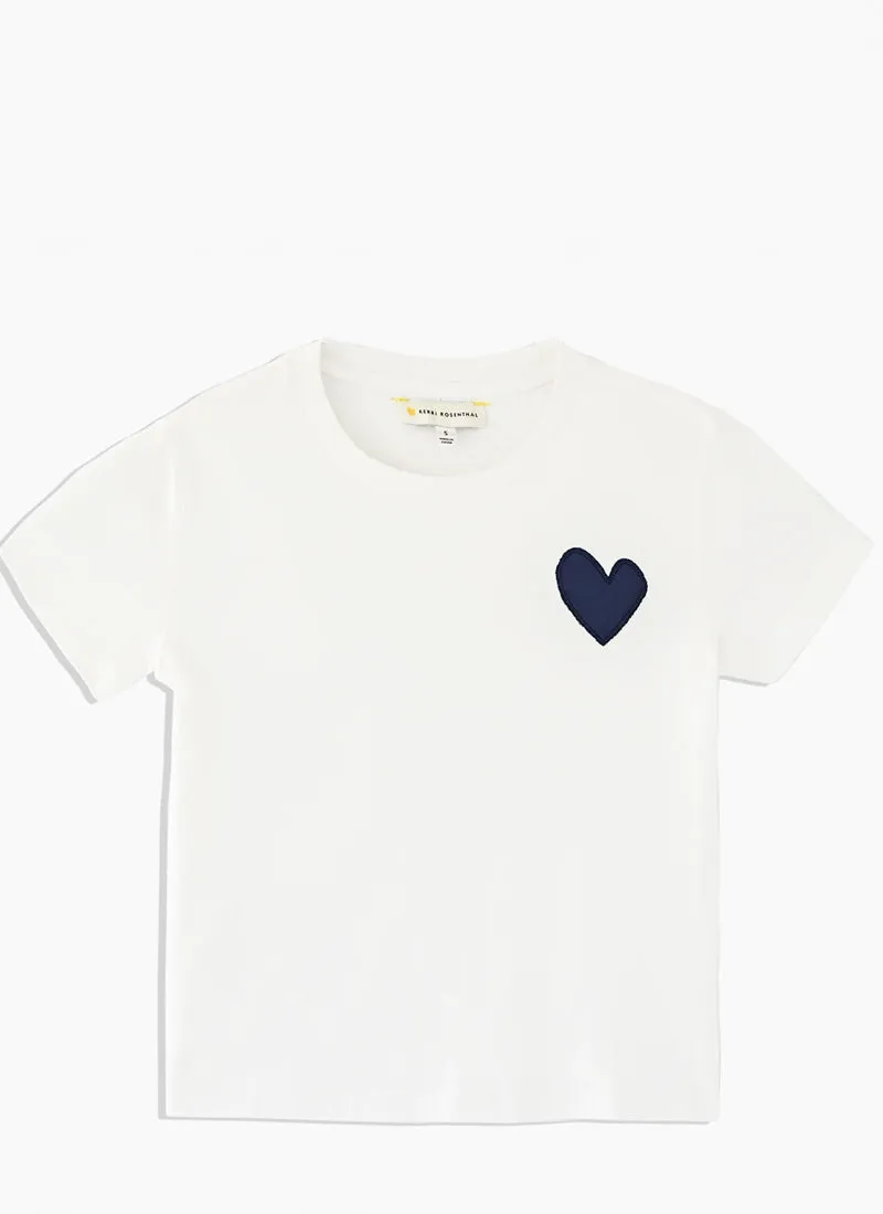 Suke Tee Contrast Imperfect Heart