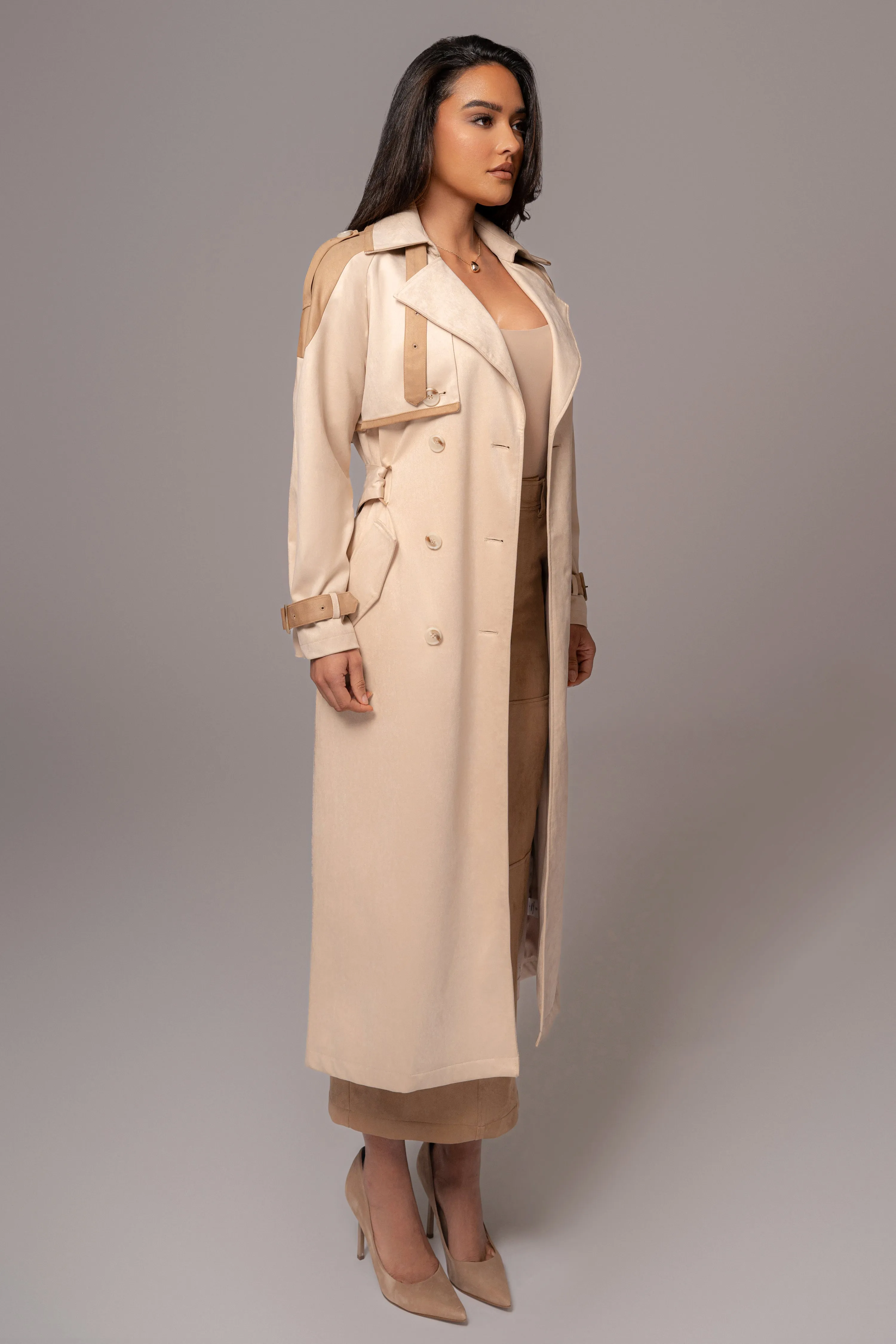 Tan Elite Suede Coat