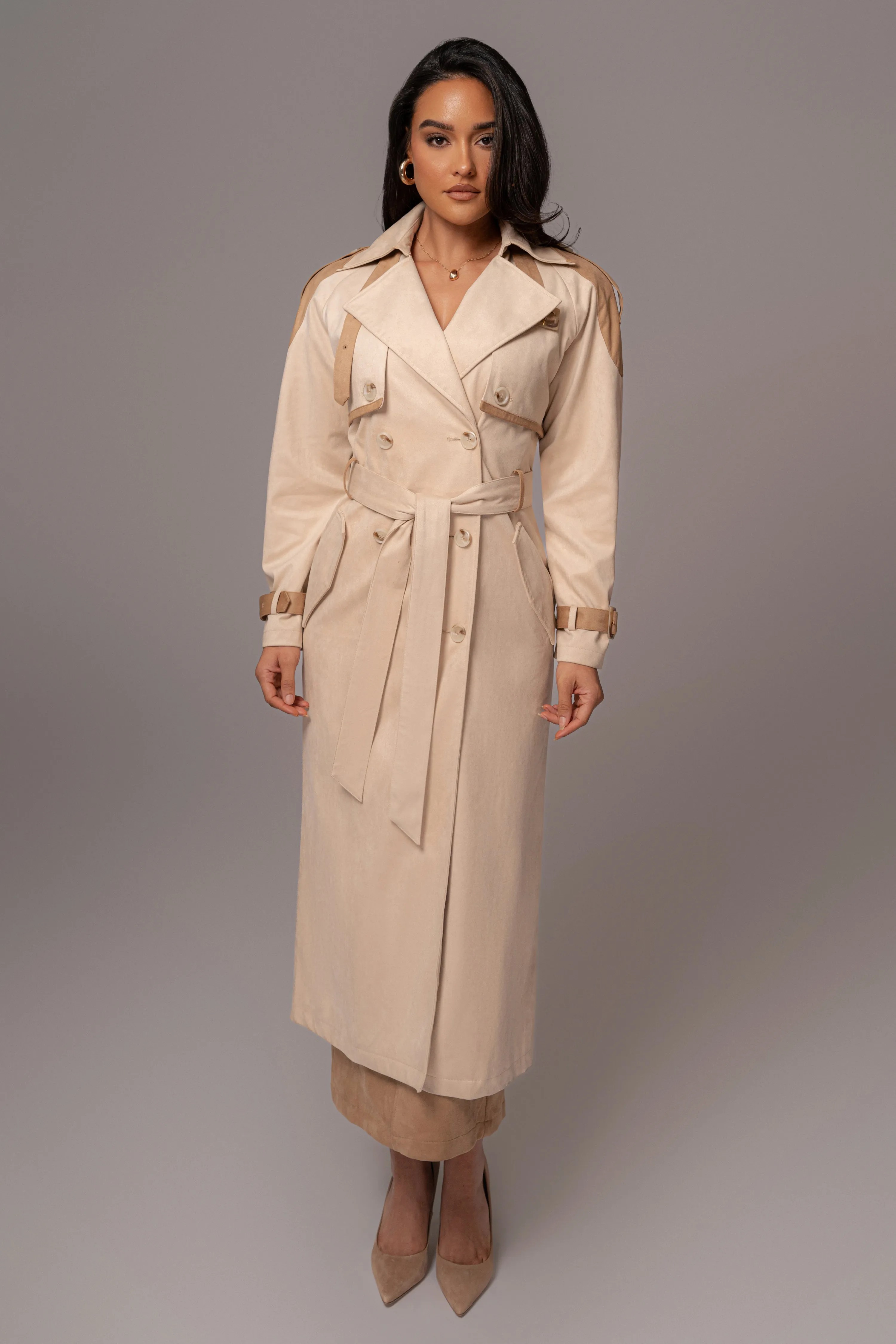 Tan Elite Suede Coat