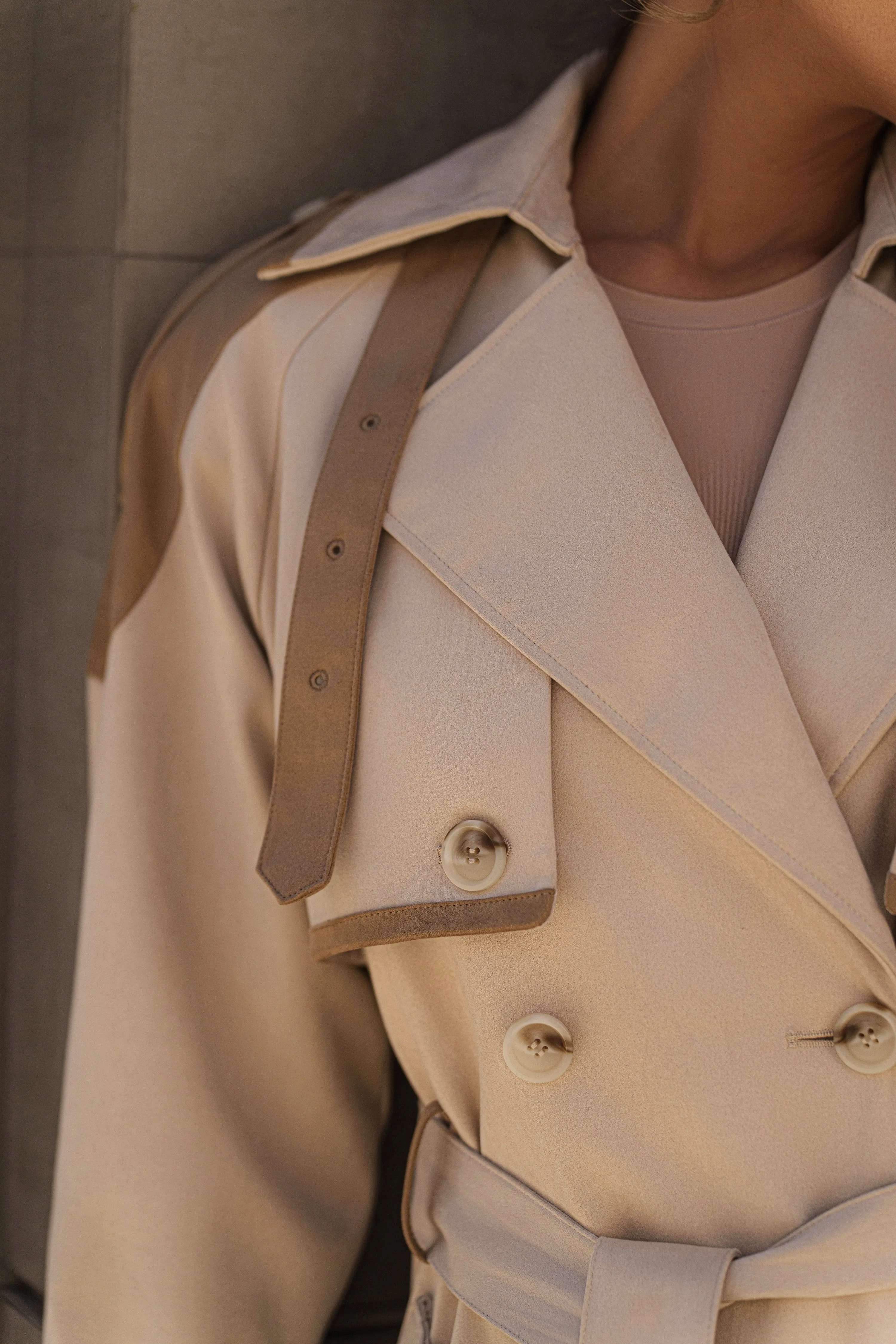 Tan Elite Suede Coat