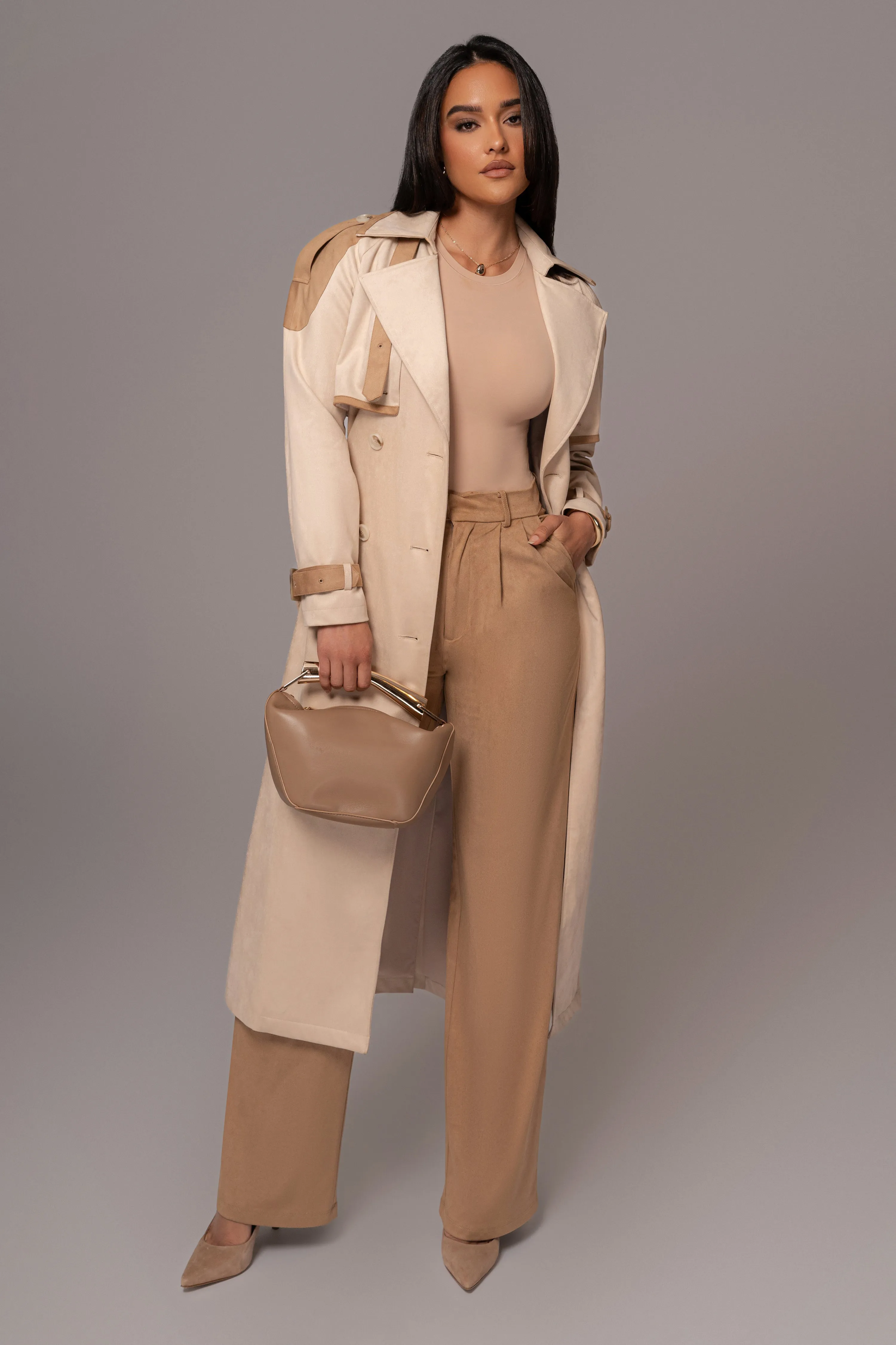 Tan Elite Suede Coat