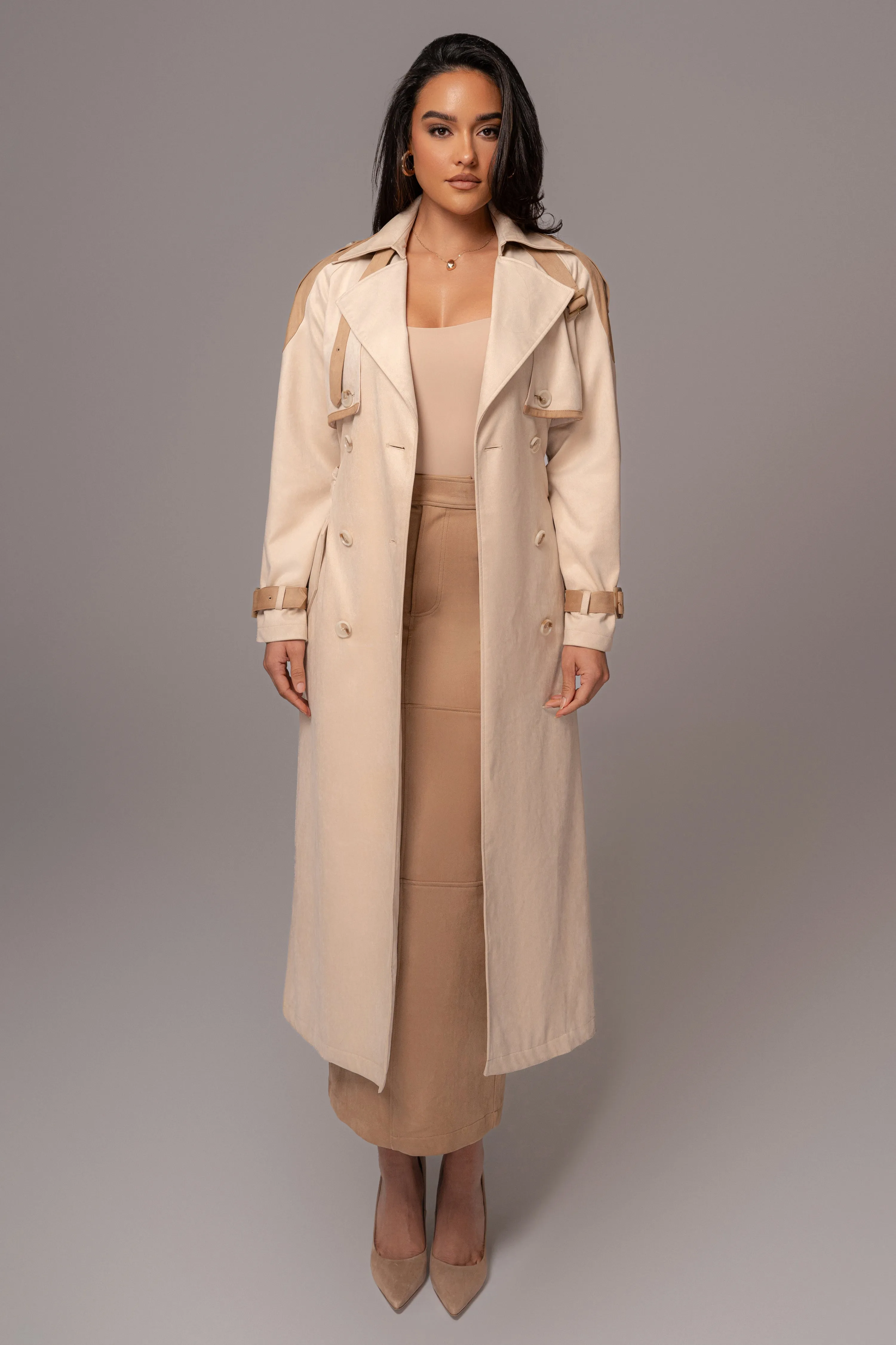 Tan Elite Suede Coat