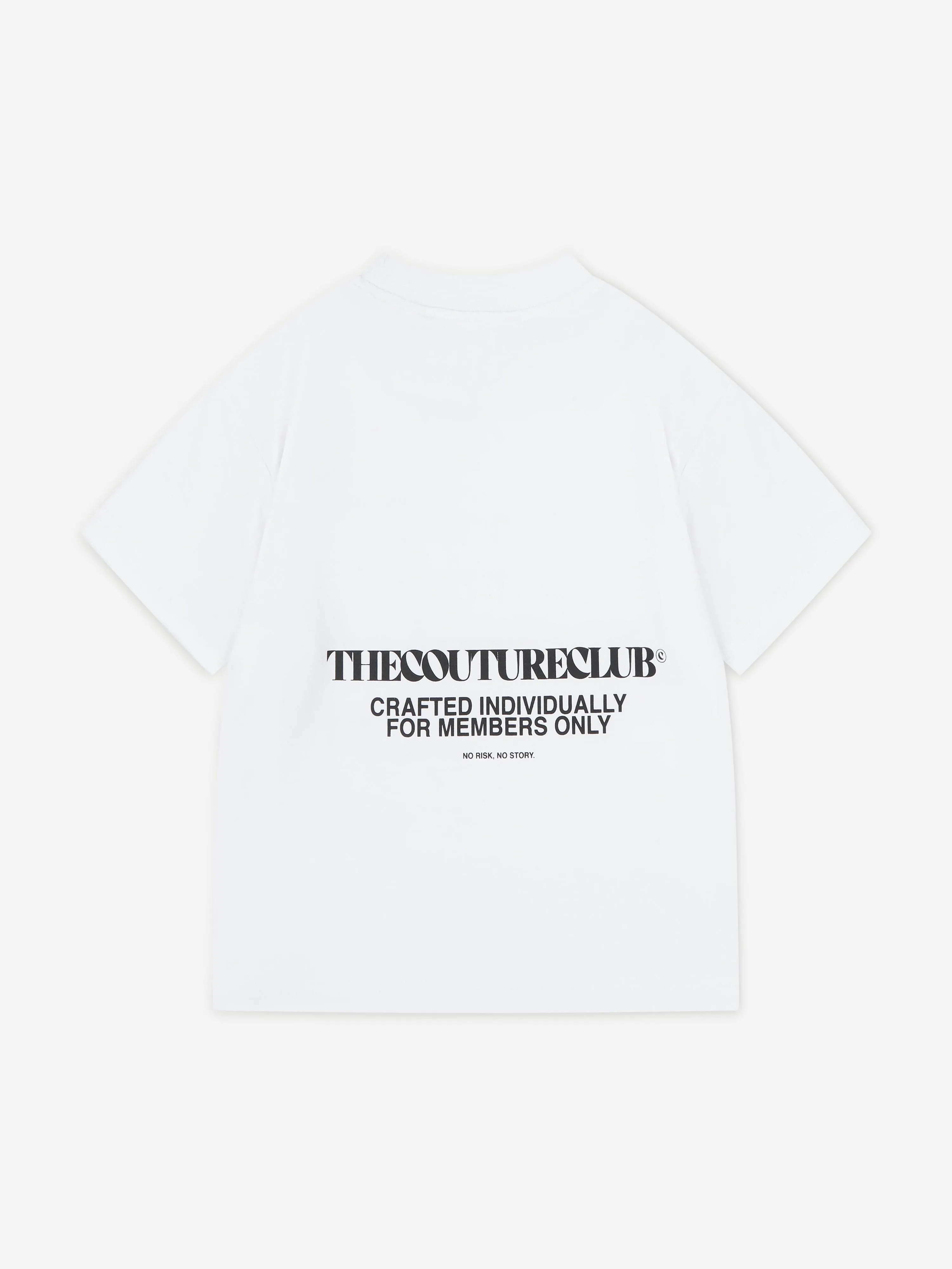 The Couture Club Kids Heavyweight Copyright T-Shirt in White