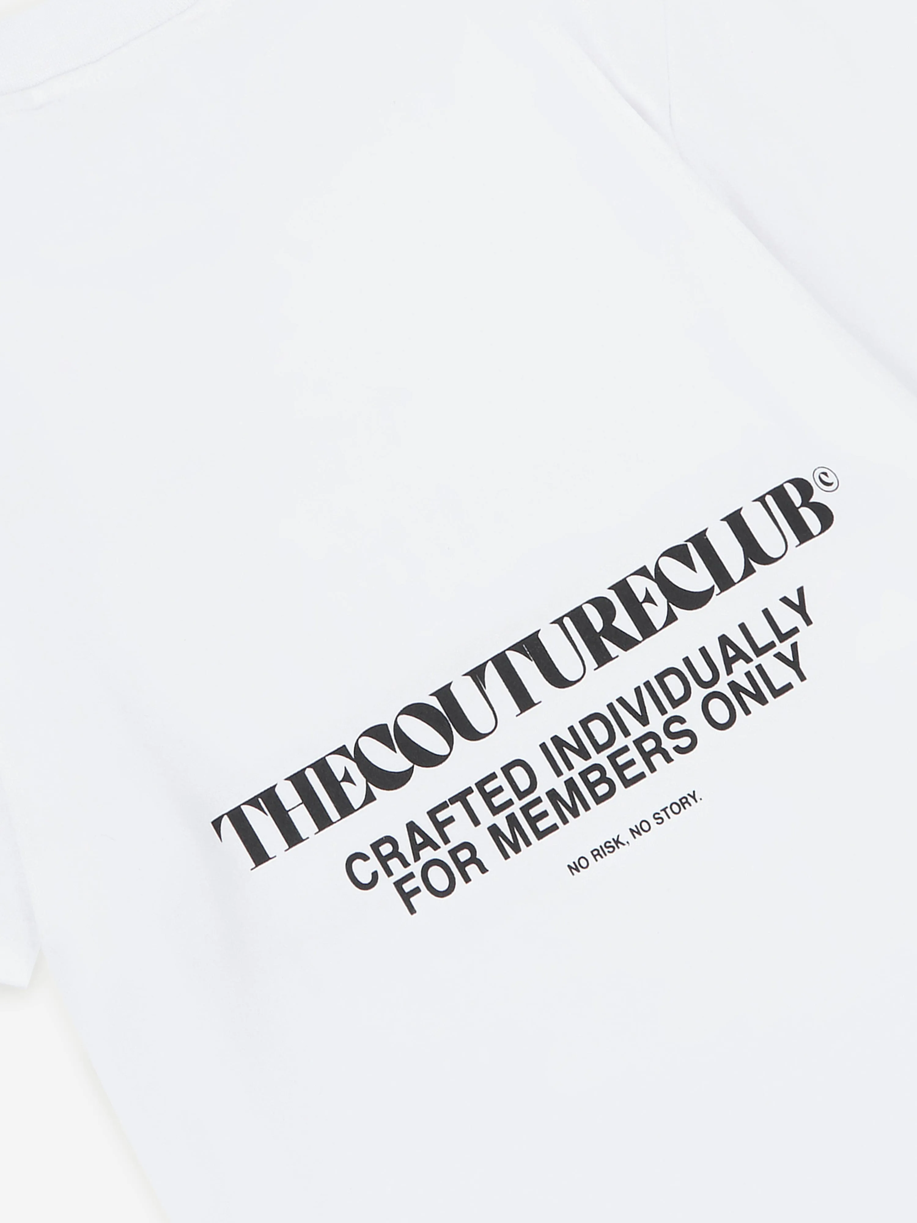 The Couture Club Kids Heavyweight Copyright T-Shirt in White