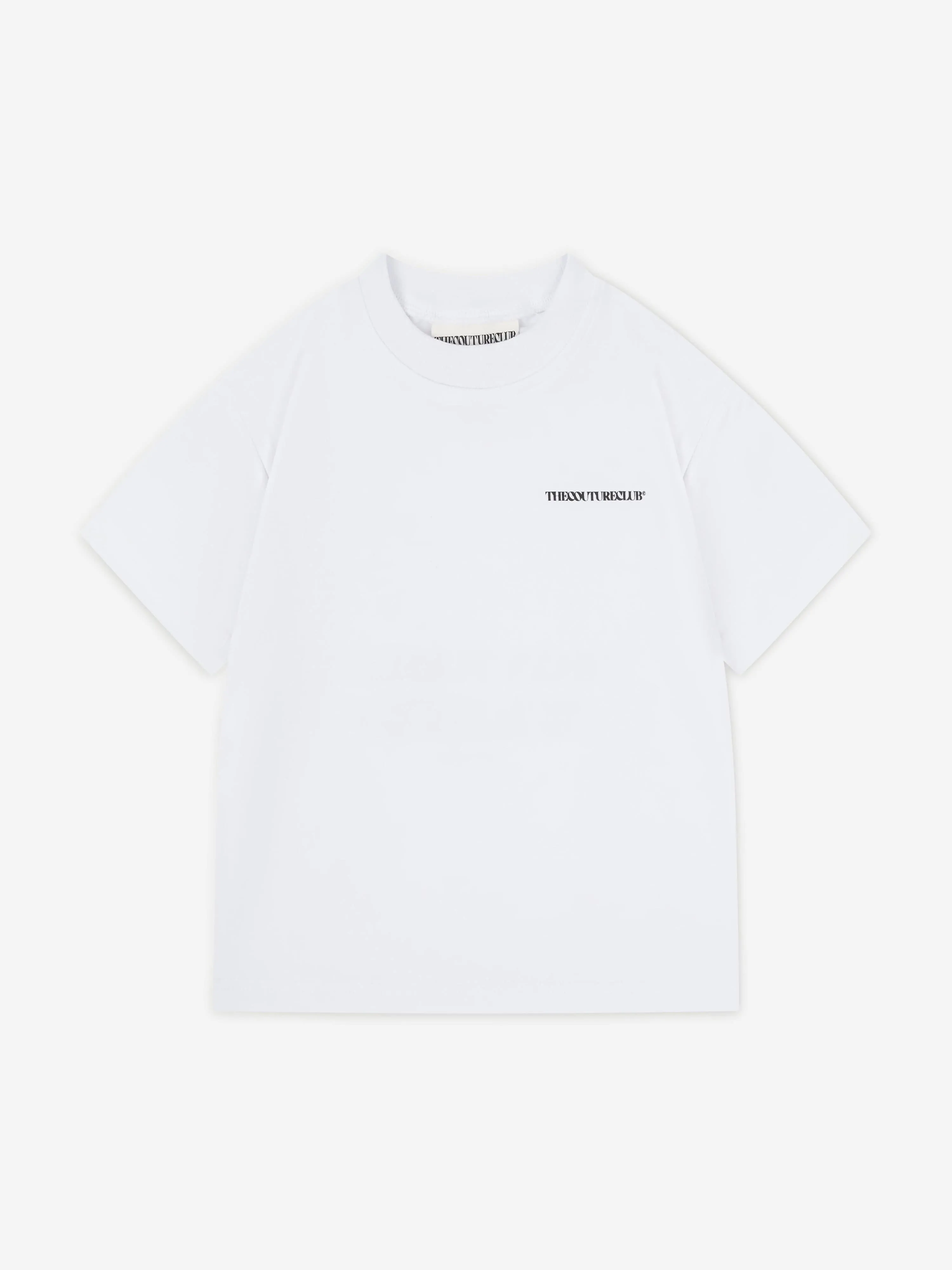 The Couture Club Kids Heavyweight Copyright T-Shirt in White