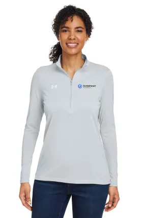 Under Armour Ladies Tech  Quarter-Zip, Mod Grey [GuidePoint Security]