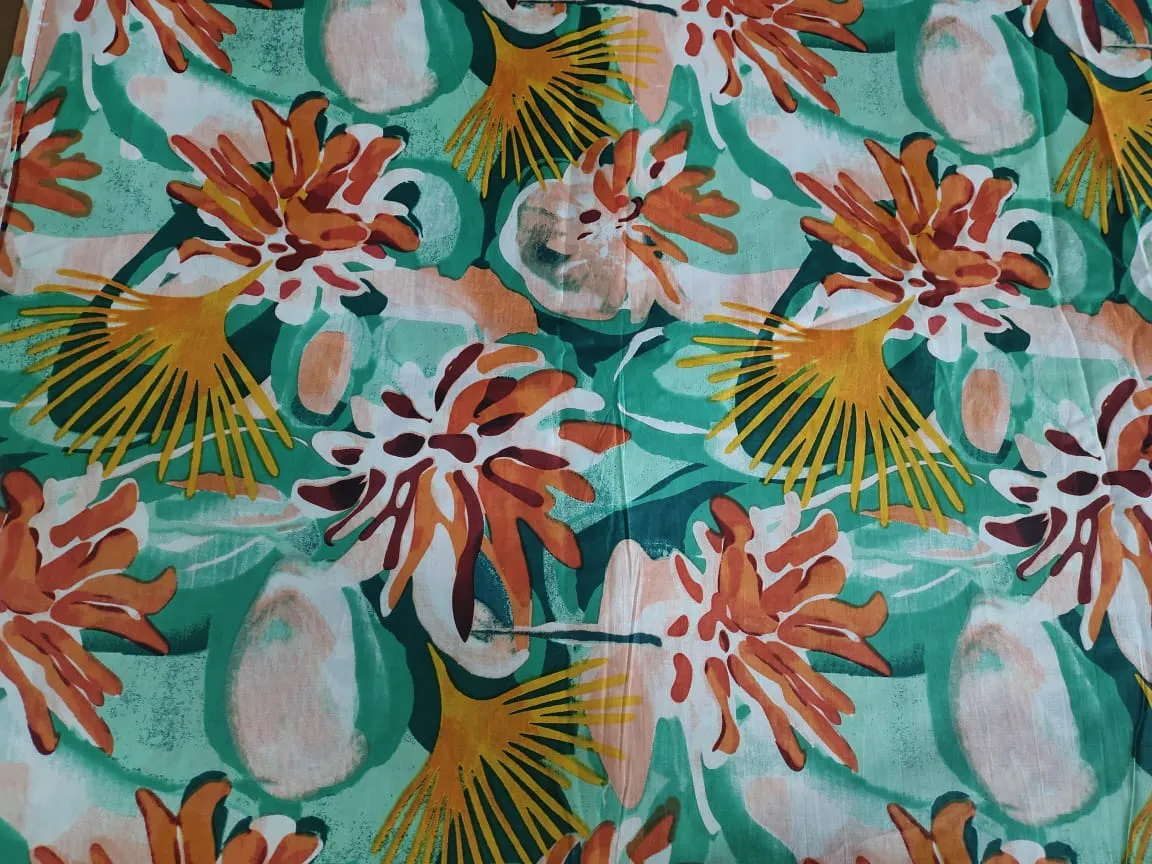 Vitamin Sea cotton cambric 44 inches width Fabric per meter