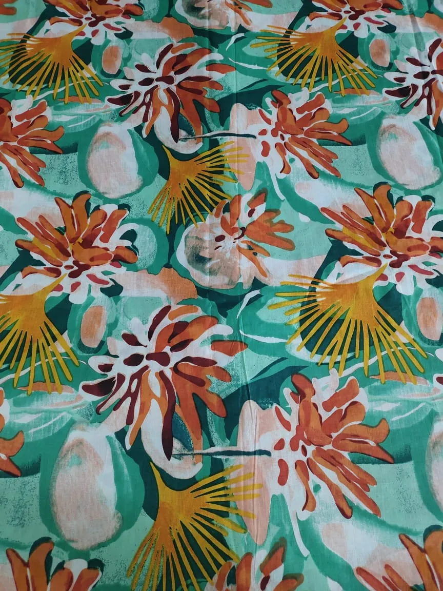 Vitamin Sea cotton cambric 44 inches width Fabric per meter