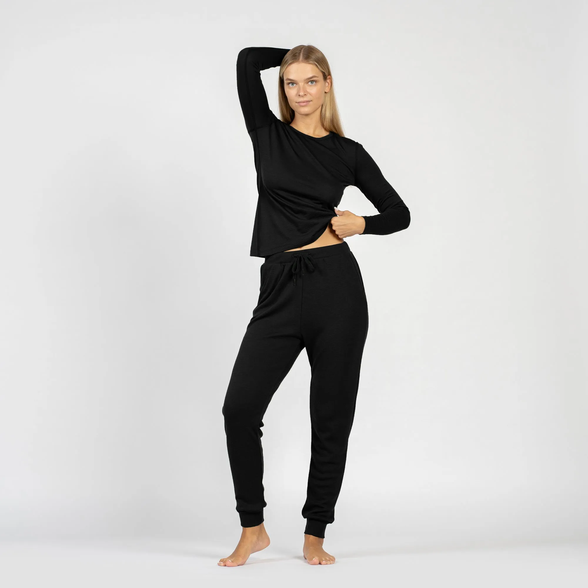 Women's Long Sleeve Top & Joggers Set