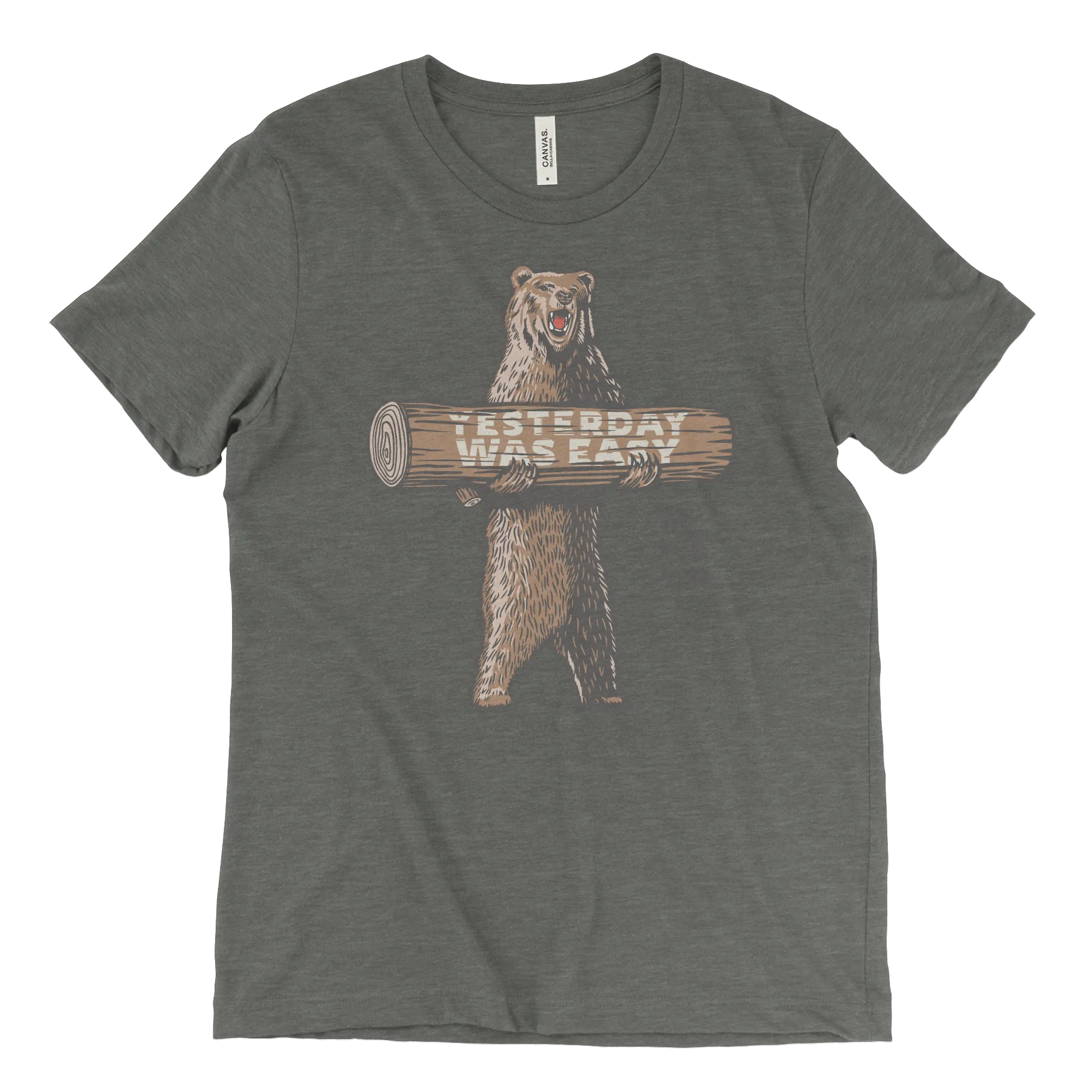 Yesterday Was Easy Log | T-Shirt